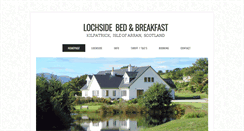 Desktop Screenshot of lochside-arran.co.uk